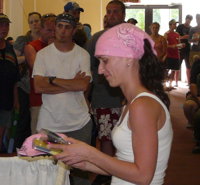 Door prize presentation